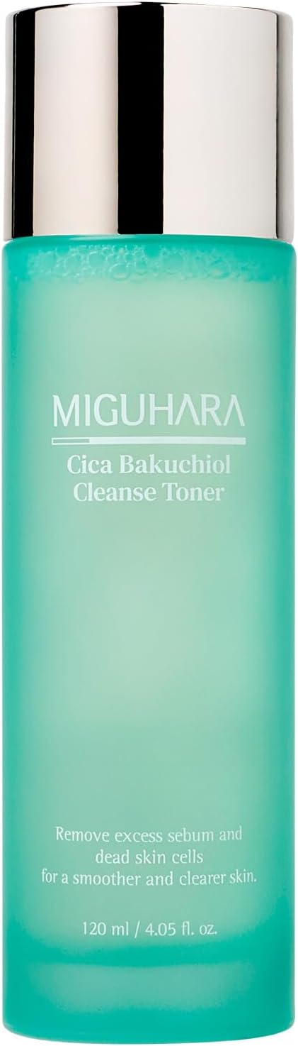 CICA Bakuchiol Cleanse Toner | Korean Skincare 2in1 Toner (120ml/4.05 fl. oz.)