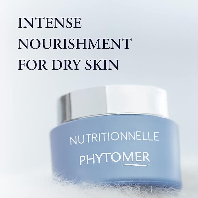 Phytomer Nutritionnelle Dry Skin Rescue Face Moisturizer Cream | Hydrating Face Moisturizer | For Plump, Youthful Skin | Reduce Tightness, Restore Moisture | 50ml