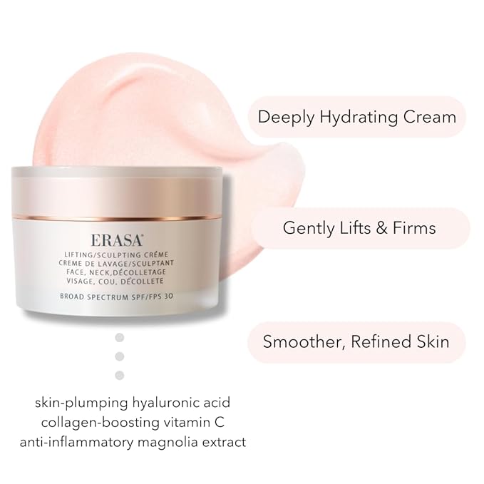 Erasa Lifting Sculpting Creme Face,Neck, Decolletage Broad Spectrum SPF 30