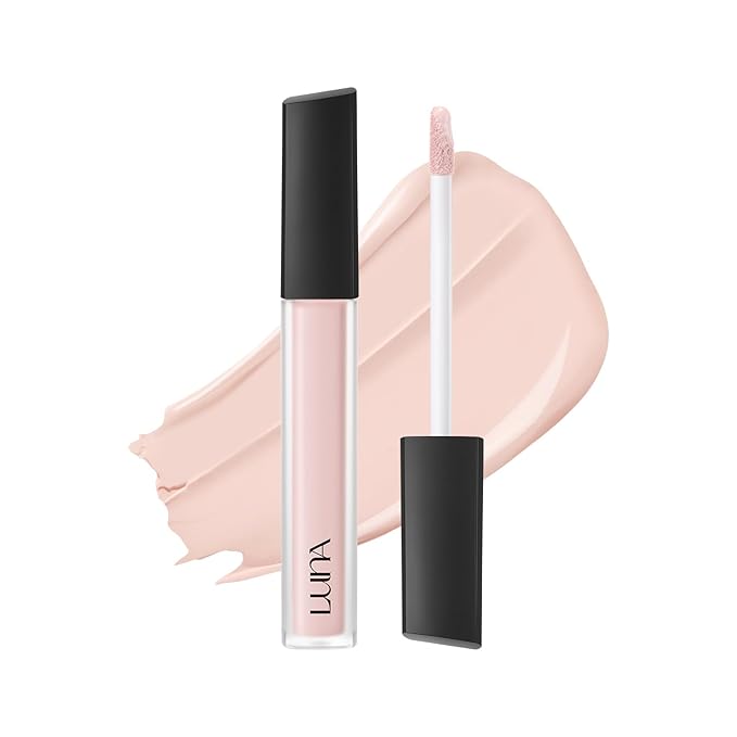 [NEW] LUNA Long Lasting Tip Concealer Brightener | Moisturizing Liquid Type | Full Coverage for Dark Circles, Fine Lines & Redness | Korean Makeup, 0.22 oz