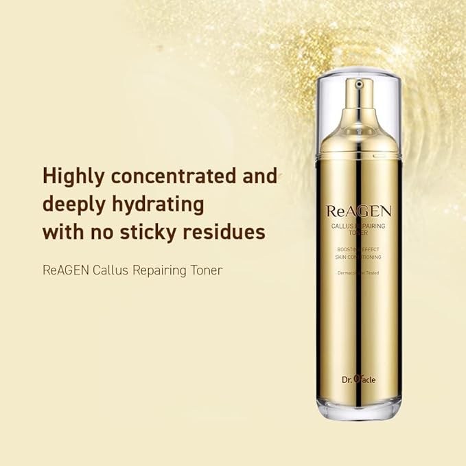 Callus Repairing Toner - Anti-Aging Refining Daily Facial Toner for Dry, Sensitive, Mature Skin, Helps to Firm, Hydrate and Nourish, 4.06 fl. oz/120ml, Dermatologist Tested by Dr.Oracle