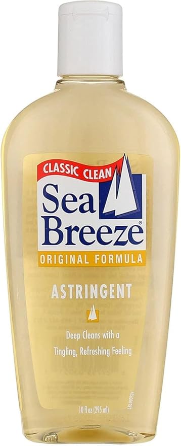 Sea Breeze Deep Cleaning Facial Original Astringent, 10 Fluid Ounce (Pack of 3)