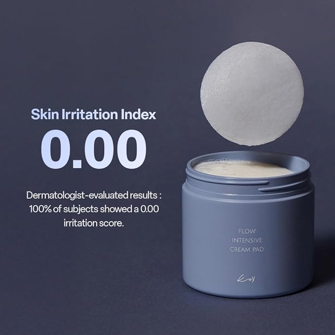 KOY Flow Intensive Cream Pads 50 Sheets | Triple-Layer Pads with 11 Types of Hyaluronic Acid & Ceramide NP | Deep Hydration & Barrier Support