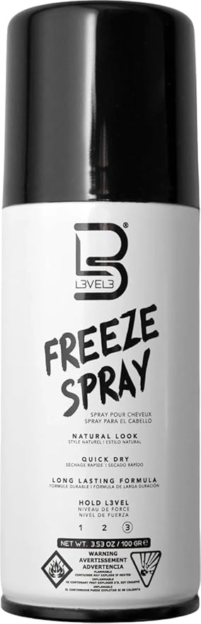 L3 Level 3 Hair Spray - Long Lasting and Strong Hold Hair Spray