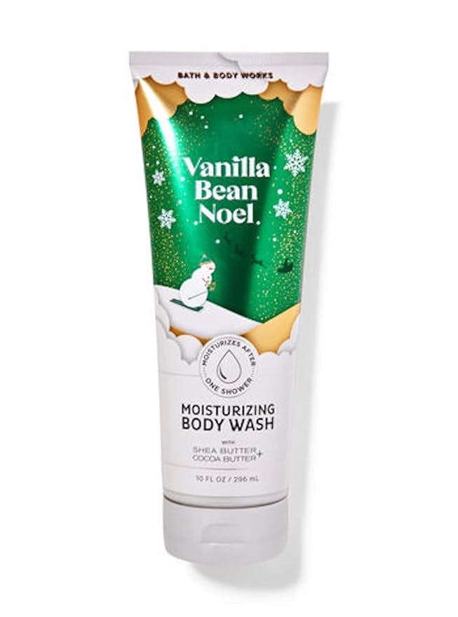 Bath and Body Works Vanilla Bean Noel Moisturizing Body Wash 10 oz (Vanilla Bean Noel)