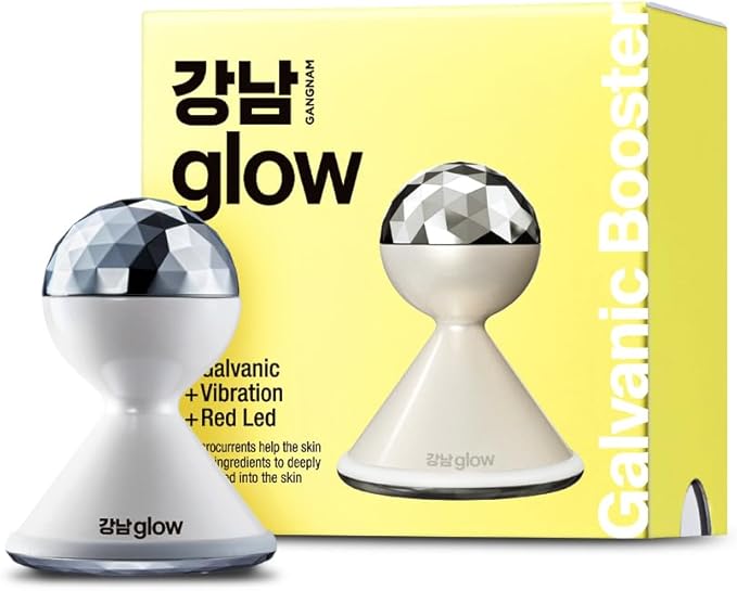 Galvanic Red LED Booster - Korean Skin Care Product for Glow Skin & Absorption I Face Massager & Self Care Items for Women
