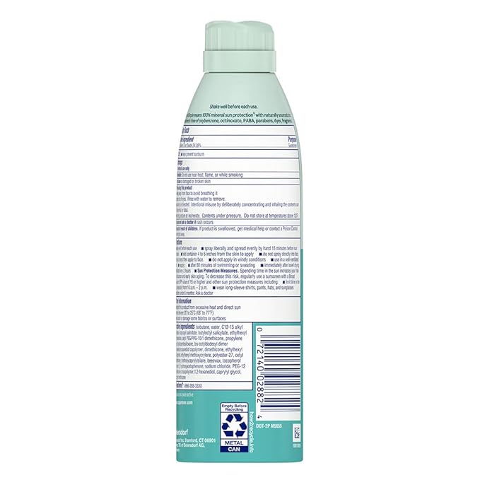 Coppertone Pure and Simple Kids Mineral Sunscreen Spray SPF 50 (5 Oz) + Kids Sunscreen Stick SPF 50 (0.49 Oz), Hypoallergenic and Fragrance Free