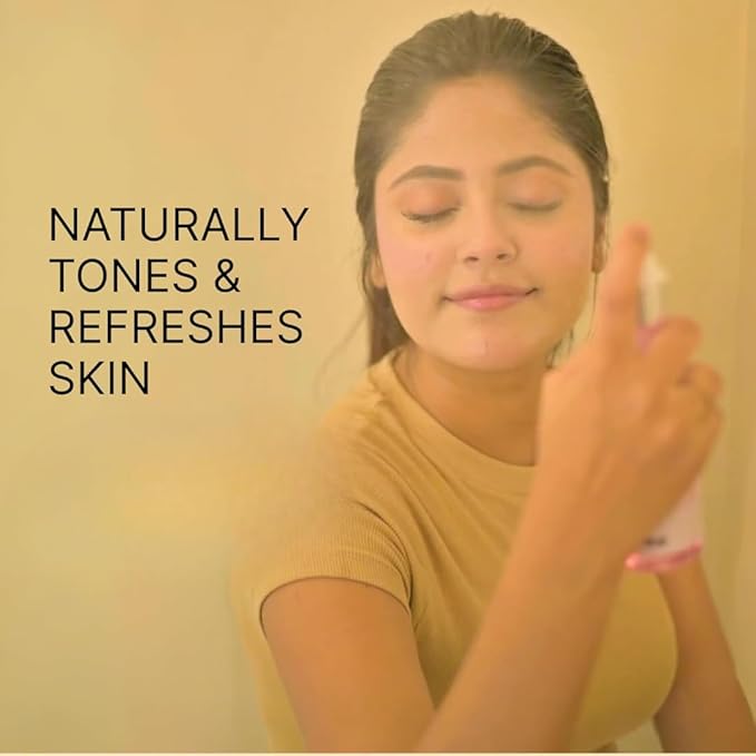 Rose Water Spray for Face 200ml | Pure Gulab Jal |Natural Toner for Hydrated, Glowing Skin