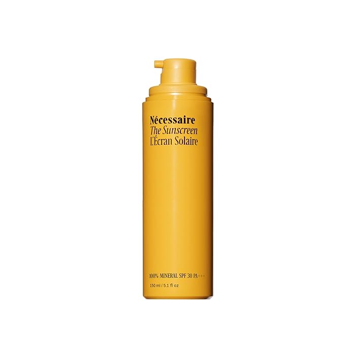 Nécessaire The Mineral Sunscreen SPF 30 PA+++. For The Body. Broad Spectrum. Zinc Oxide, Hyaluronic Acid, Niacinamide. Hydrate. Protect Against Sun Damage + Premature Aging. Dermatologist-Tested 5.1oz