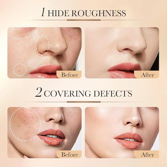 Moisturizing Lightweight BB Cream Concealer with Nourishing Aloe Vera Extract, Hydrating Color Correcting Tinted Moisturizer, Smooth Concealing BB Cream Makeup Foundation -Ivory white