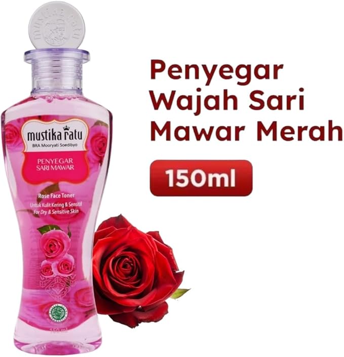 Mustika Ratu, Face Toner, 150ml, Rose (Pack of 1)