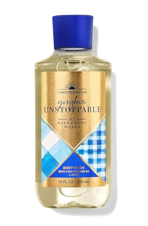Bath & Body Works gingham unstoppable shower gel with 8 Fl Oz – pack of 1