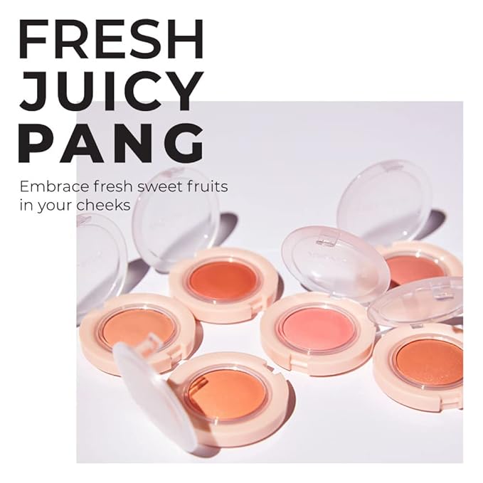 A'PIEU Juicy-Pang Jelly Blusher [PK01] – Soft Touch Blush for Cheek with Combined Cream & Powder Texture for Natural Dewy-Finish, No Fall-Out. 0.17 oz