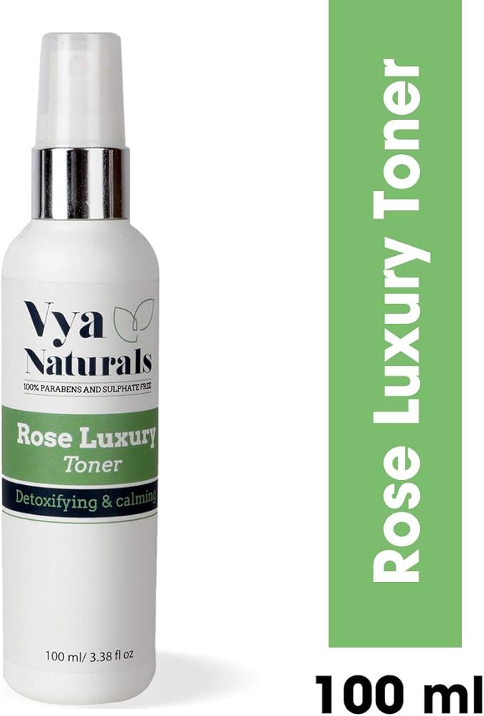 pure rose water facial toner- 100% natural rose 100ml