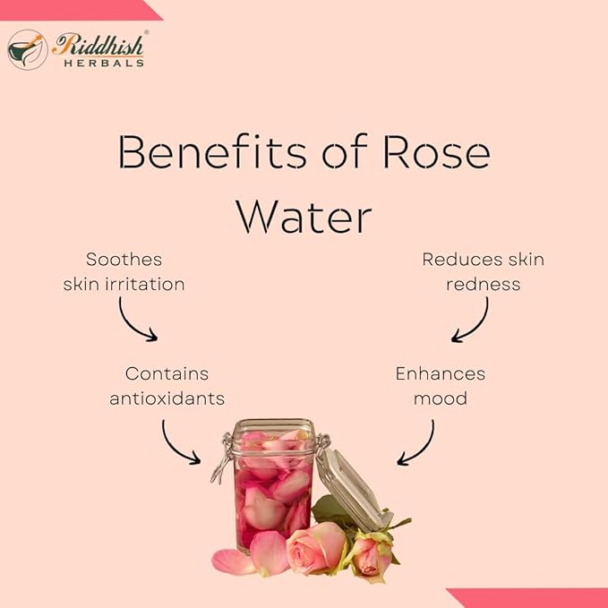 Premium Rose Water | Gulabjal Steam Distilled | Natural Facial Mist & Toner | No Added Chemicals | 100 ml