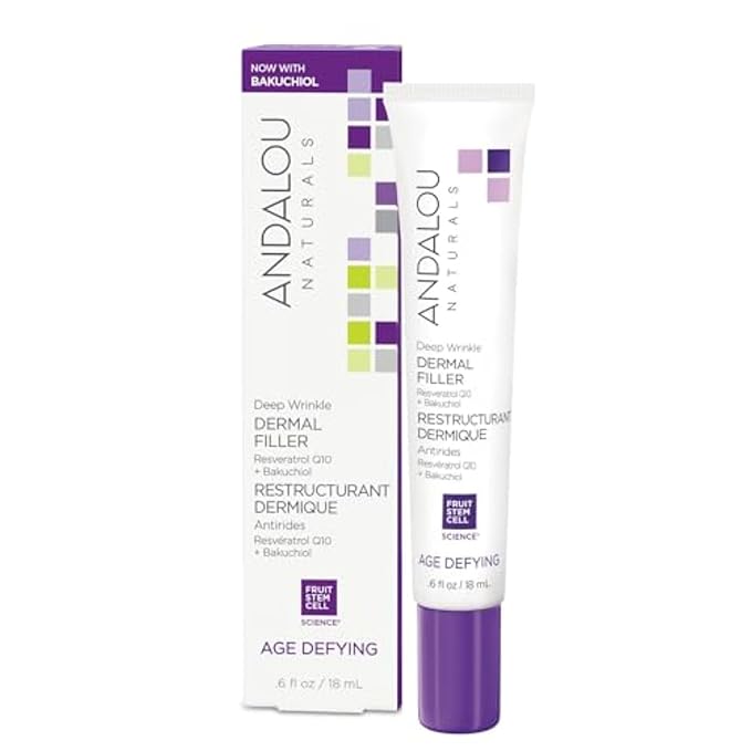 Andalou Naturals Deep Wrinkle Dermal Filler, Aloe Vera, 0.6 Fl Oz