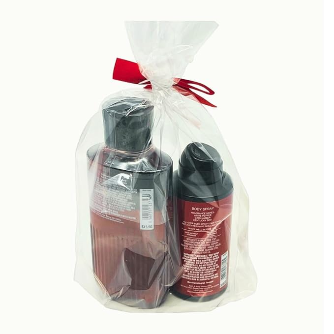 Bath and Body Works, GIFT SET BOURBON FOR MEN - BODY WASH AND DEODORIZING BODY SPRAY- FULL SIZE