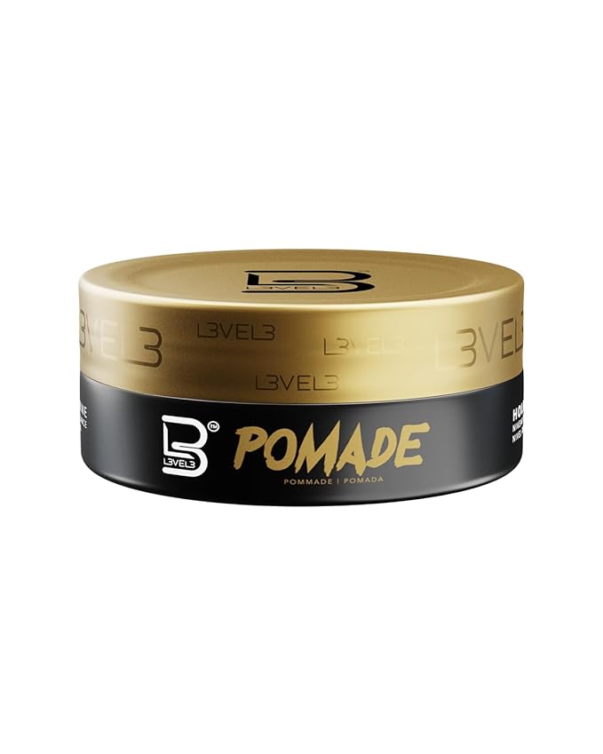 L3 Level 3 Pomade - Improves Hair Strength and Volume Long-Lasting Hold - 4 Pack