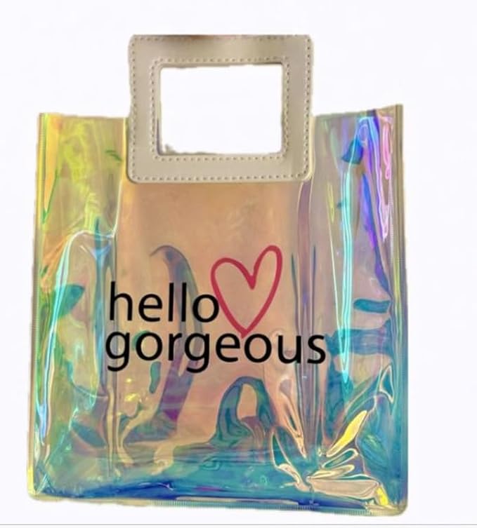 Bath & Body Works - 3 Piece Bundle - Spray - Body Cream - Shower Gel - Full Size and Gift Bag HELLO GORGEOUS (Dream Bright)