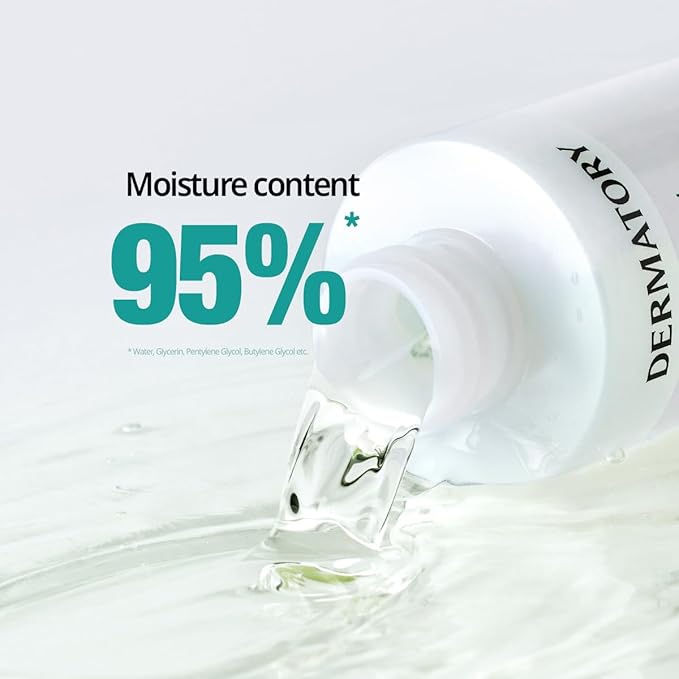 DERMATORY Salicinic Pore Clear Toner - BHA Salicylic Acid, Pore Minimizer, Soothing, Deep Hydrating, Purifying, Refreshing Watery Texture, for All Skin Types, Korean Skin Care