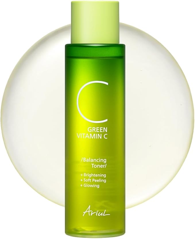 Ariul Green Vitamin C Balancing Toner – Gentle Exfoliation & Skin Balancing with 15% Kakadu-C Complex, PHA 1%, CICA, Vegan Formula, Korean Skin Care, 150ml / 5.07 fl. oz