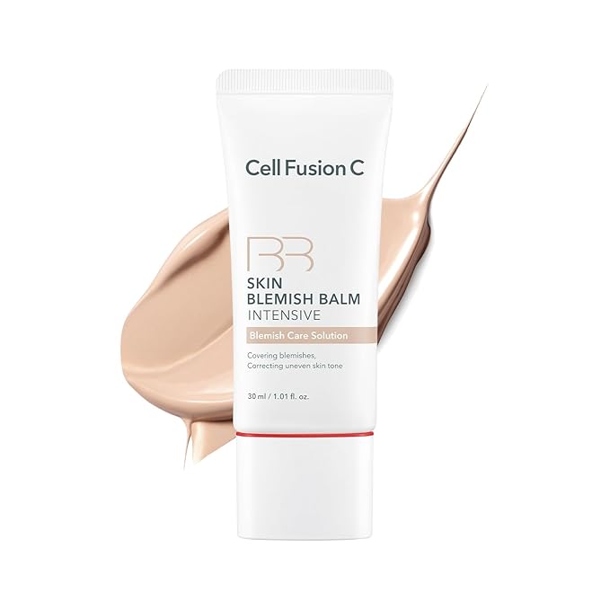 Cell Fusion C Skin Blemish Balm No.23 Signature Beige - Light/Medium, SPF-Free, Skincare-Enriched BB Cream, 24h Natural Coverage, Tinted Moisturizer, Korean Makeup, 1.01 fl.oz.