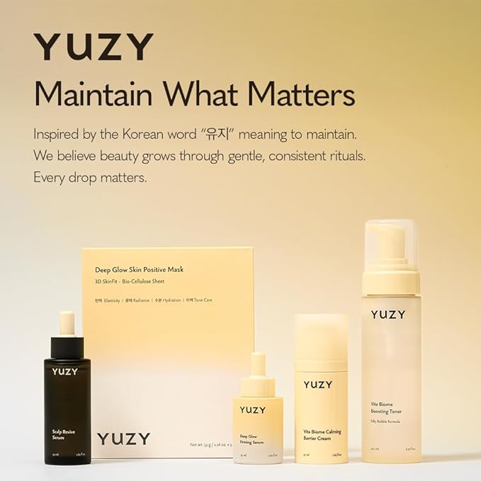 YUZY Vita Biome Bubble Toner, Hydrating Korean Facial Toner with Microbiome Care & Moisture Barrier Support, Glass Skin Glow for Dry & Sensitive Skin, 200ml | 6.76 fl oz