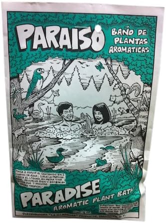 Original Botanica Paraiso Herb Bath Spiritual Cleansing Body Wash Ritual Negative Energy Protection Herb Purification Attract Money Wealth Attraction Prosperity