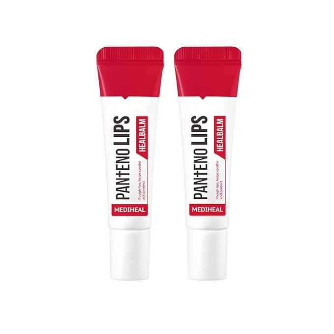 MEDIHEAL Pantenolips Healbalm 2 Pack Colorless Transparent Ointment Type Restore Hydration