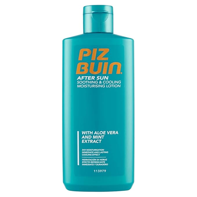 2 x Piz Buin After Sun Soothing & Cooling Moisturising Lotion 200ml - Cap Bottle