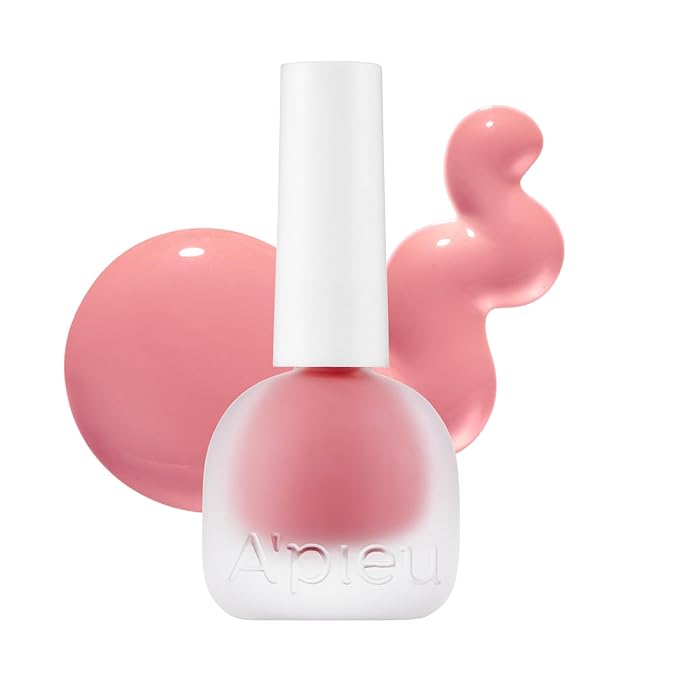 A'PIEU Juicy-Pang Water Blusher [PK01] – Fruity Liquid Blush for Cheeks, Buildable & Blendable Color, Hydrating Dewy Finish with Fruit Extract Blend & Rose Flower Water, 0.31 fl oz