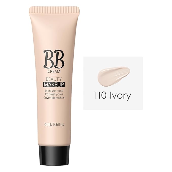 iiniim Natural Finish BB Cream For Women Oil Free Lightweight Daily Tinted Moisturizer With Hydrating Properties Suitable For All Skin Types Ivory White One Size