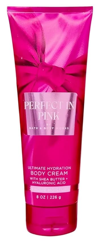 Bath & Body Works Ultimate Hydration Body Cream For Women 8 Fl Oz (8 Fl Oz (Pack of 1), Perfect In Pink)