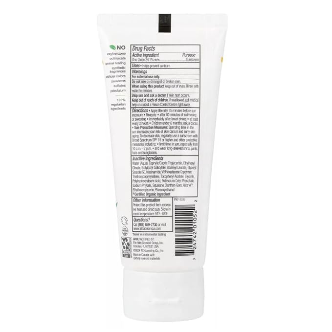 Sunscreen for Face, Fragrance-Free Sheer Mineral Face Sunscreen Lotion, Broad Spectrum SPF 50, Water Resistant and Biodegradable, 2 fl. oz. Bottle Cruelty Free Dermatologist Tested
