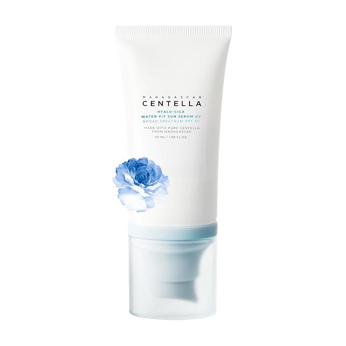 Madagascar Centella Hyalu-Cica Water-Fit Sun Serum UV Centella Sunscreen 50ml Lightweight