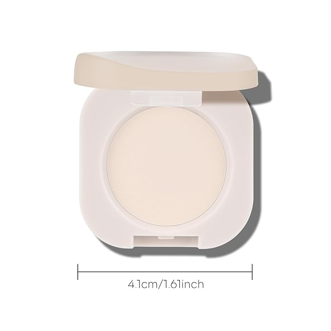 KYDA Beige Matte Single Eyeshadow, Multiuse for Matte Eyeshadow and Primer, Buildable Off White Eyes Shadow, Ultra-fine Lightweight, Crease-proof High Pigmented Formula, Moonlight
