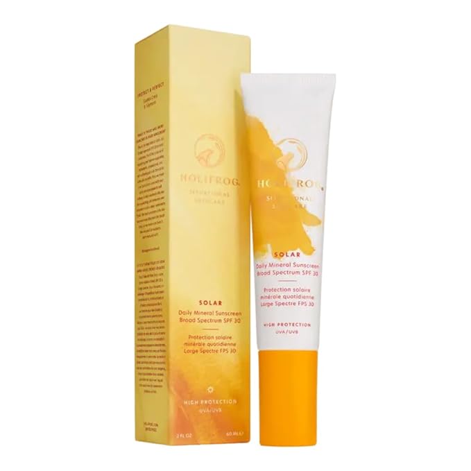 Holifrog Solar Daily Mineral Sunscreen Broad Spectrum SPF 30 60ml, 2.1 Fl Oz (Pack of 1)