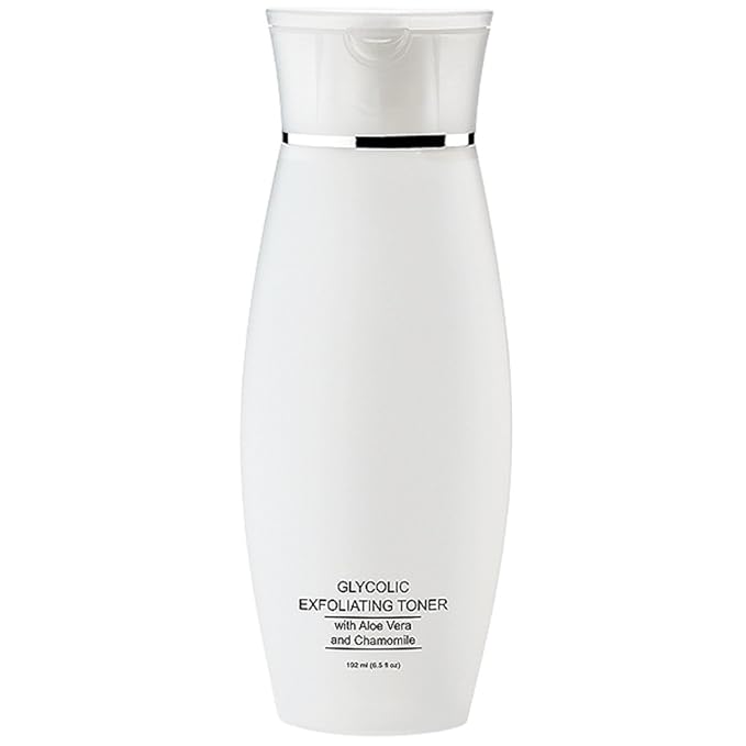 Glycolic Exfoliating Toner with Aloe Vera & Chamomile 6.5 oz