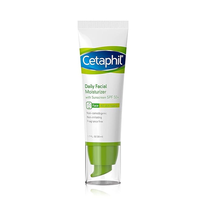 Daily Facial Moisturizer with sunscreen SPF 50+, 1.7 oz