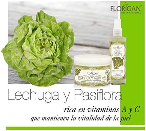 Astringent Face Tonic Make-Up Remover Lettuce & Passion Flower Extracts “Lechuga y Pasiflora” Florigan® 250ml.