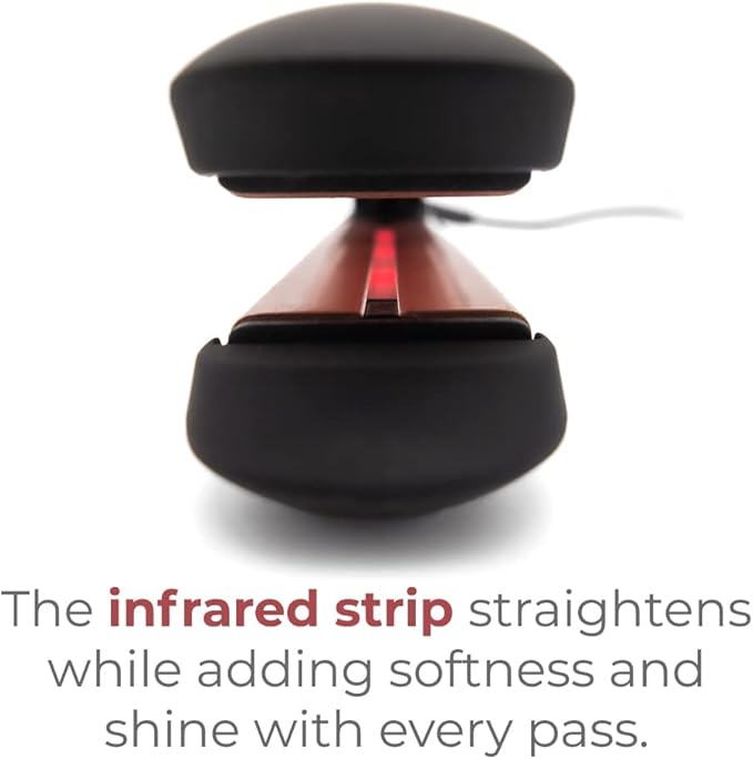 Skin Research Institute Infrarose Styler, Hair Iron, 1 Count, Tourmaline, Hair Styling, Shine Enhancing, Curling