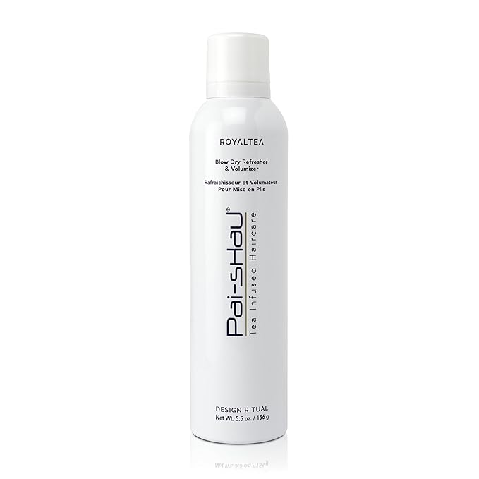 Pai-Shau - RoyalTEA Dry Shampoo Spray, Volumizing Dry Shampoo for Oil Absorption, Hair Refresher for Clean Fresh Hair Between Washes, Lightweight No Residue Formula (5.5 Fl Oz)