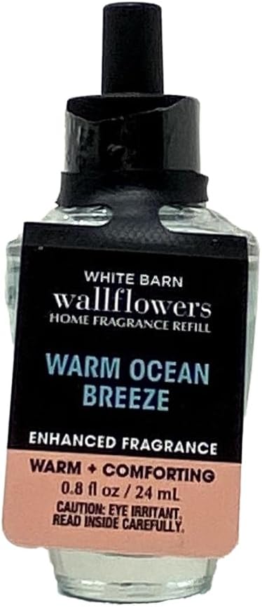 Bath and Body Works Warm Ocean Breeze 4 Pack Wallflowers Home Fragrance Refills - Marbela Sample Soap