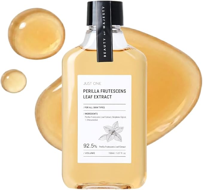 BOM Just One Herbal Extract 150ml 5.07 fl. oz. 92.5% Organic Vegan Facial Toner Alcohol Free for Face, Scalp, Natural Ingredients (Perilla Frutescens Leaf)