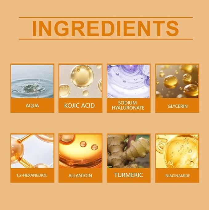 Turmeric Hydrating Facial Toner, Lightweight Refreshing Moisturizer, Non-Sticky Daily Skin Care Water