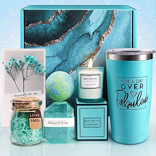 Mothers Day Gifts for Mom Wife, Birthday Gifts for Women Sister Best Friend Daughter Her, Relaxing Spa Gift Basket Set, Unique Coworker Teacher Nurse Gift Ideas for Women