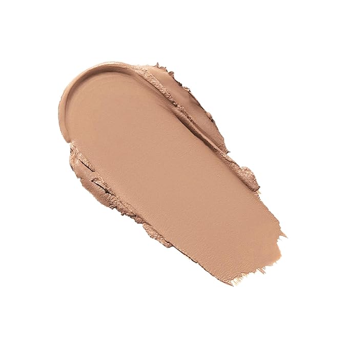 Matte Concealer Foundation Stick, Full Coverage for Dark Circles, Acne & Redness, Blemishes & Contouring, Long-Lasting Korean Waterproof Formula for All Skin Tones, Built-In Kabuki Brush (4# Wheat)