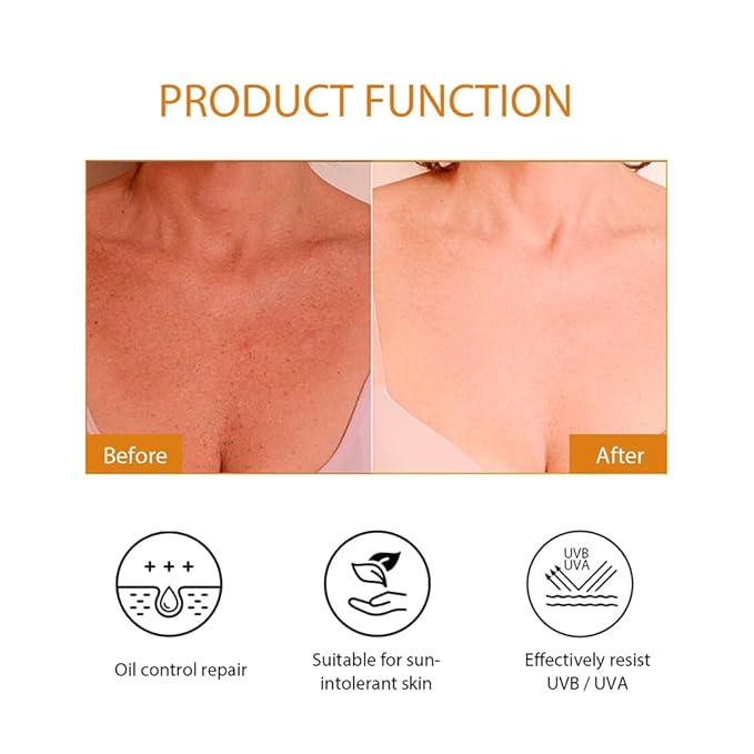 Protector Solar con Color Para la Cara,SPF 50 Cara con Color Bloqueador el Cuerpo, Protector Solar Ligero, Resistente al Agua y de Rápida AbsorcióN (1Pcs Protector con Color Para la Cara)