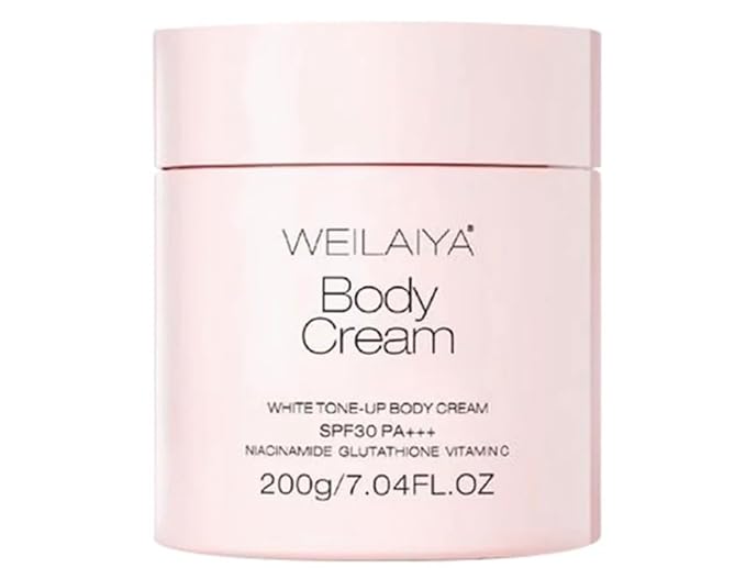 Weilaiya Camellia for Face & Body Day Cream SPF3O PA+++ NACINAMIDE GLUTATHIONE VITAMIN C (200g/7.04FL.OZ) Brightening, anti-aging, moisturizer, hydrate, non-comedogenic, water-proof, non-sticky
