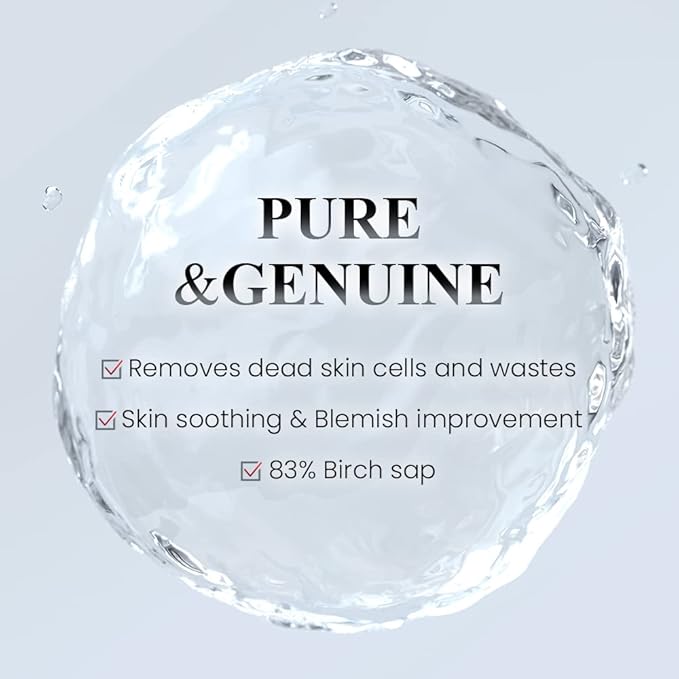 Epona Facial Toner, Premium Birch Essence Toner Birch 83%, 150 ml Hypoallergenic Sensitive face Toner to Cleanse, Recondition and Purify Skin, Non-Comedogenic, Quick-Absorbing